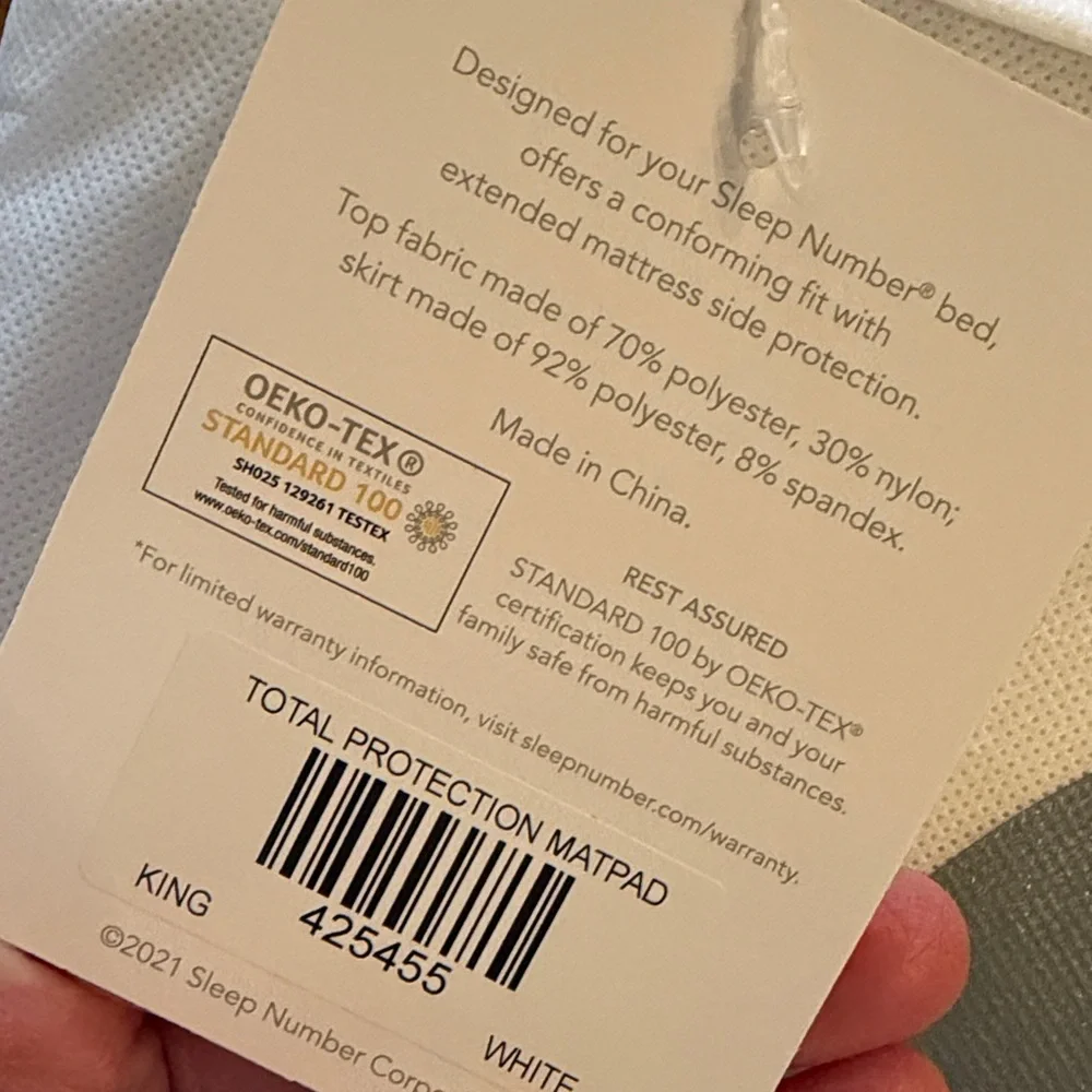 NEW King Size Sleep Number Mattress Pad - Picture 2 of 2